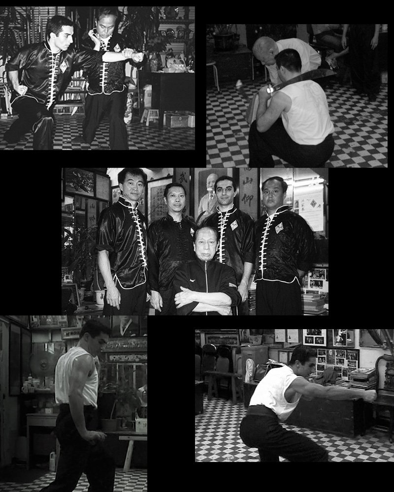 Leon Dogan training in Hong Kong at the legendary studio of Lam Cho